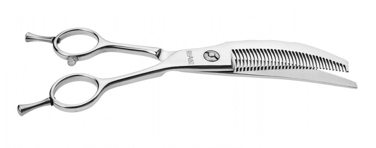 Revolution Modellierschere 33zahnig gebogen EHASO Hundepflege