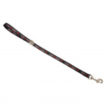 Halteschlaufen mit Pfotenabdruck 55 cm Schwarz