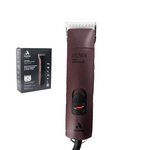 ANDIS AGCB Ultra Edge Hundeschermaschine, Bürstenl inkl. Scherkopf Size 10, (1,5 mm), Burgund