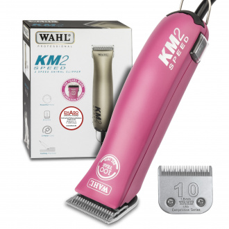 WAHL-Hundeschermaschine-KM2-Pink-inkl.-Scherkopf 