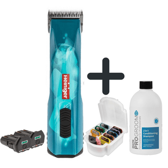 Maschine, Aufsteckkämme, Shampoo