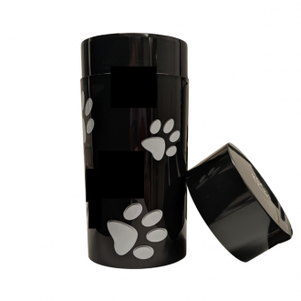 Dose mit Deckel an der Seite