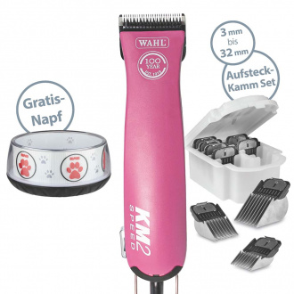 WAHL-Hundeschermaschine-KM2-Pink-inkl.-Scherkopf 