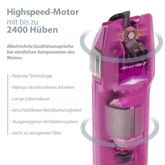 AESCULAP-Schermaschine-GT-104-Magenta-Favorita-II