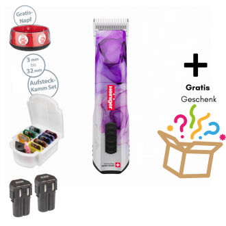Maschine mit Zubehör und Gratis Blade care