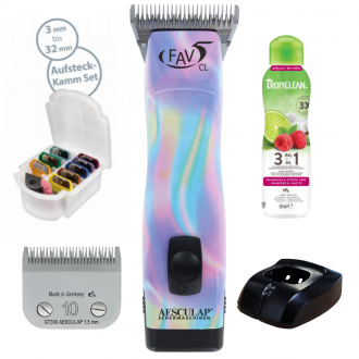 Maschine mit Shampoo, Aufschiebekämme usw.