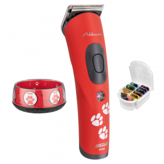 Maschine in Abbildung mit Napf & Aufschiebekämme