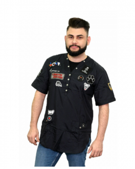 Frontaufnahme mit Model