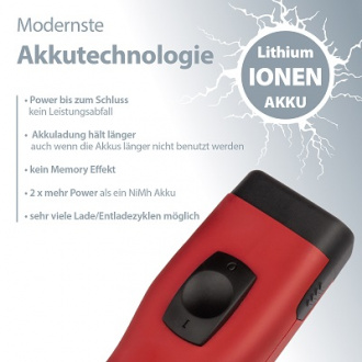 Akku-Technologie textlich beschrieben