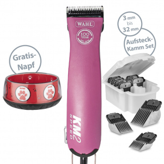 WAHL-Hundeschermaschine-KM2-Pink-inkl.-Scherkopf 