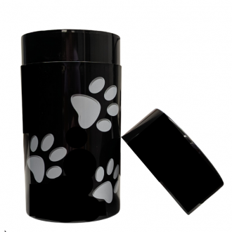 Dose mit Deckel an der Seite