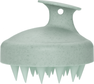 Großaufnahme der Shampoo-Bürste, liegend