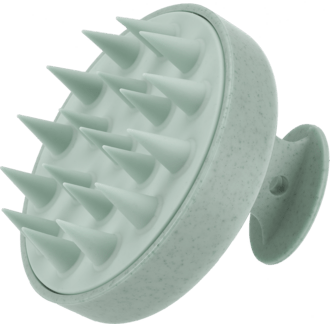 Großaufnahme der Shampoo-Bürste