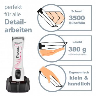 AESCULAP-Hundeschermaschine-Durati-Speed-PRO-WHITE