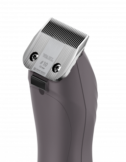 Zoomaufnahme Scherkopf der Schermaschine