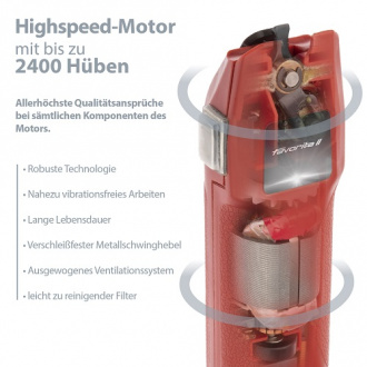 Vorteile des High-Motors bildlich dargestellt