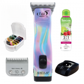 Maschine mit Shampoo, Aufschiebekämme usw.