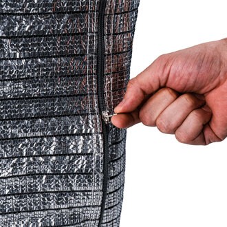 Detailaufnahme Reißverschluss