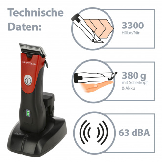 AESCULAP Hundeschermaschine Favorita CLi Rot