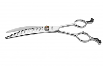 Revolution Modellierschere 20cm Frontansicht