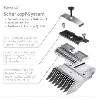 Favorita Scherkopf System