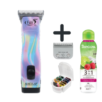 Maschine mit Shampoo, Aufschiebekämme usw.