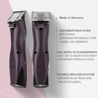 Details zur Maschine mit grau pinken Hintergrund