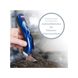 Maschine schert Fell vom Rücken ab