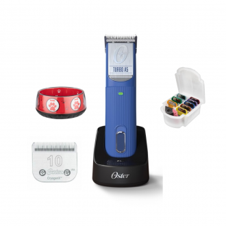 Maschine mit Napf & Aufschiebekämme & Scherkopf