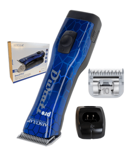 Maschine mit Verpackung, Scherkopf und Ladestation