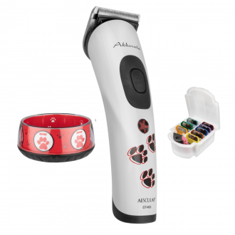 Maschine in Abbildung mit Napf & Aufschiebekämmen 