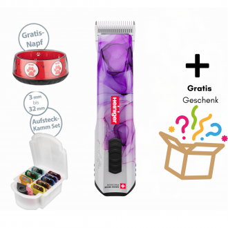Maschine mit Zubehör und Gratis Blade care