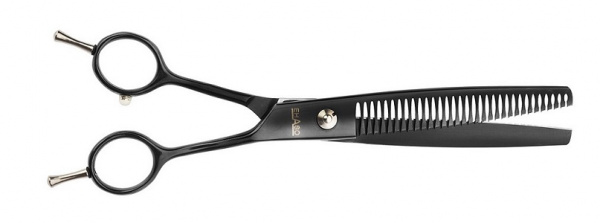 Revolution Modellierschere 21 cm Black Titanium 32er. Zahnung