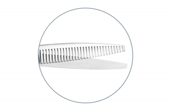 EHASO Modellierschere 17 Cm – Einseitig Gezahnt (30 Zähne), Rostfrei Aus Solingen