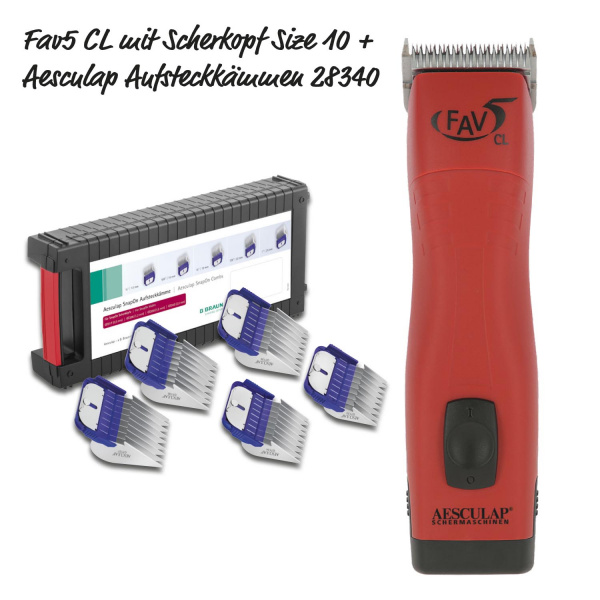AESCULAP Hundeschermaschine  Fav 5 CL mit Size 10