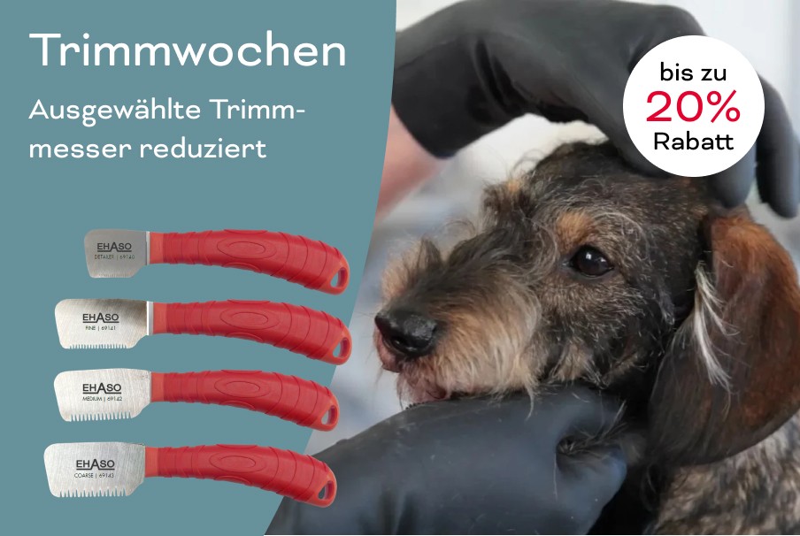 Trimmwochen – ausgewählte Trimmmesser reduziert – bis zu 20% Rabatt